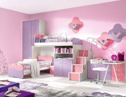 Màu sơn phòng ngủ đẹp cho con gái